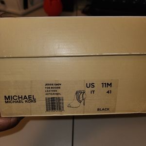 Michael Kors Jessie Open-Toe Bootie